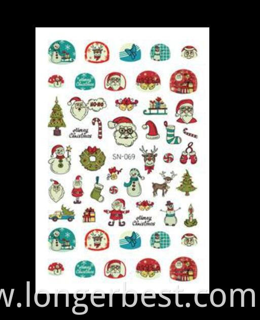 Xmas 3d Nail Sticker069 Jpg